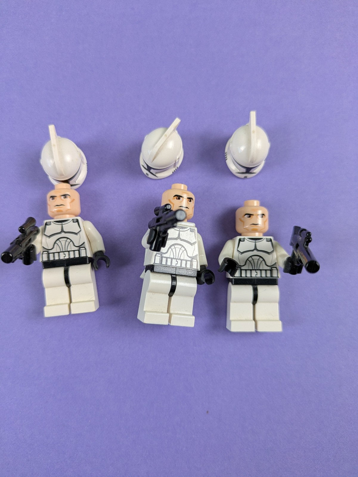 Lego Star Wars: Clone Trooper and Clone Jet Trooper (3X) sw0201 sw0233 Set 7748