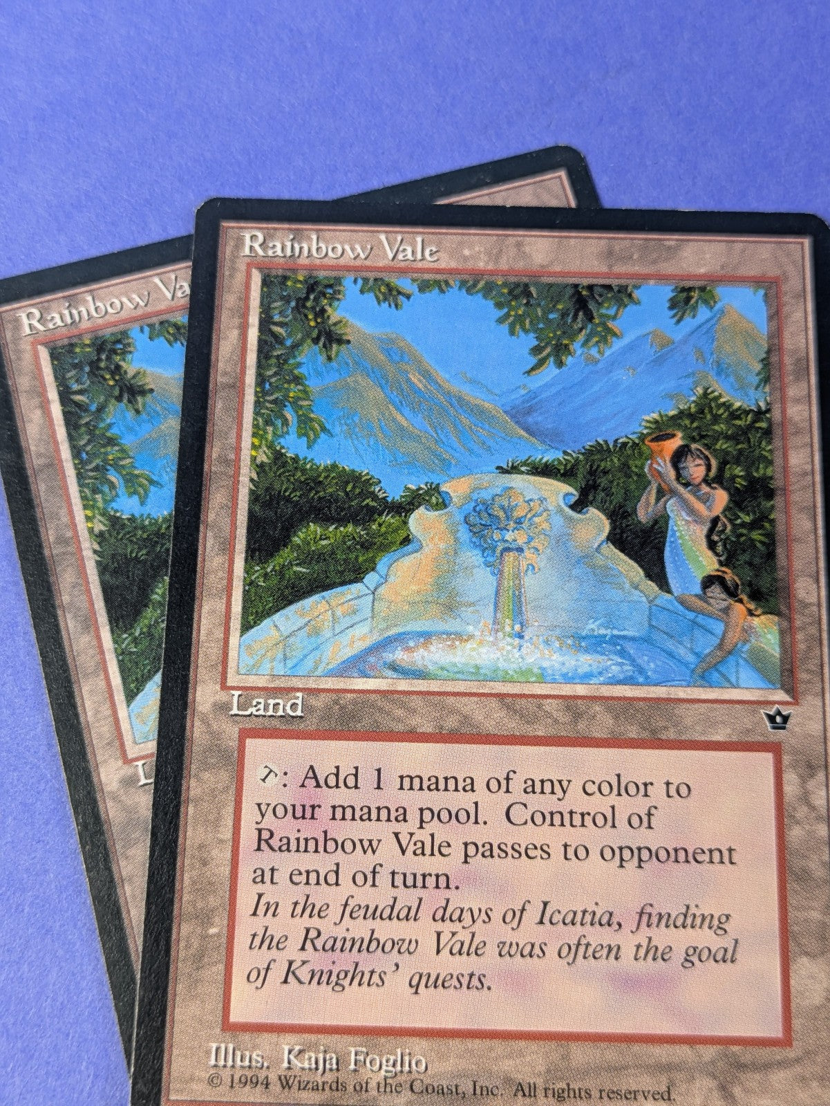 MTG Magic: Fallen Empires: Rainbow Vale #99 Rare - LP