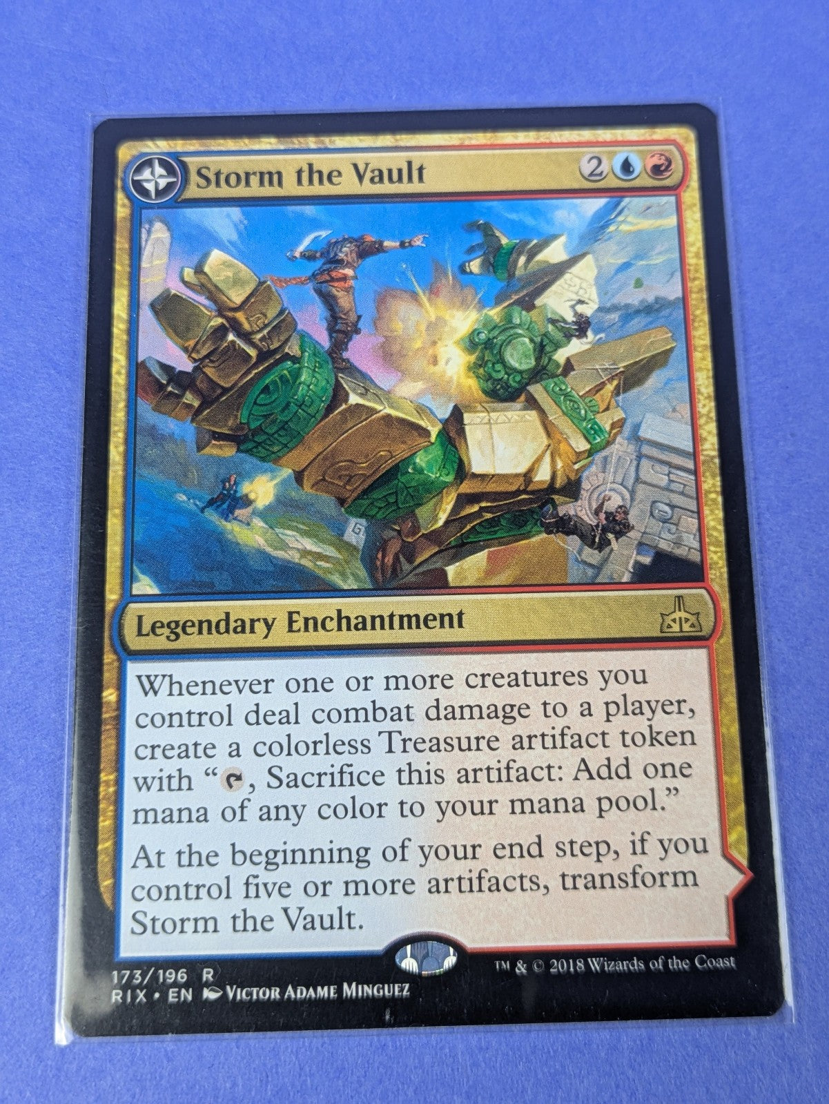 MTG Magic the Gathering: Rivals of Ixalan: Storm the Vault #173/196 Rare - NM