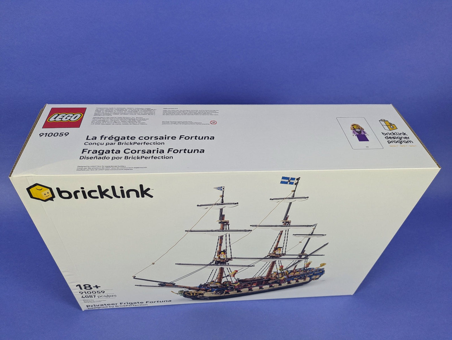 Lego BrickLink Designer Program Privateer Frigate Fortuna 910059