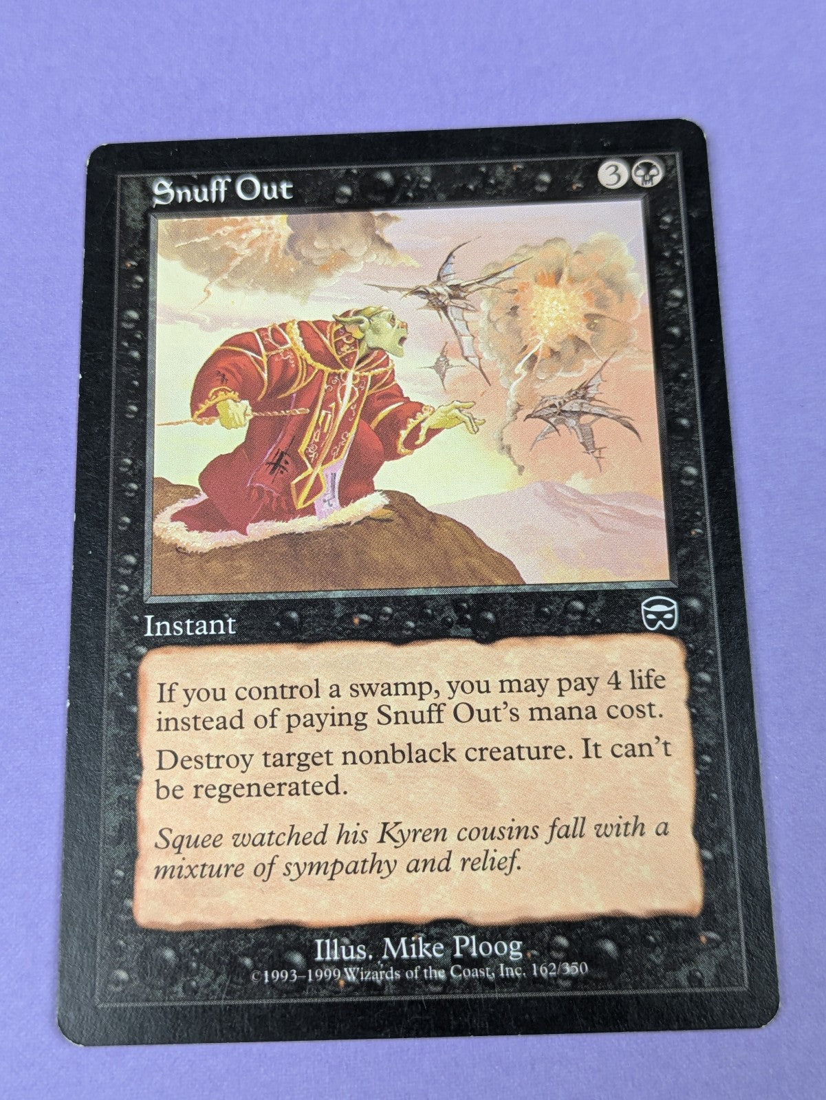 MTG Magic: Mercadian Masques: Snuff Out #162/350 Common - LP