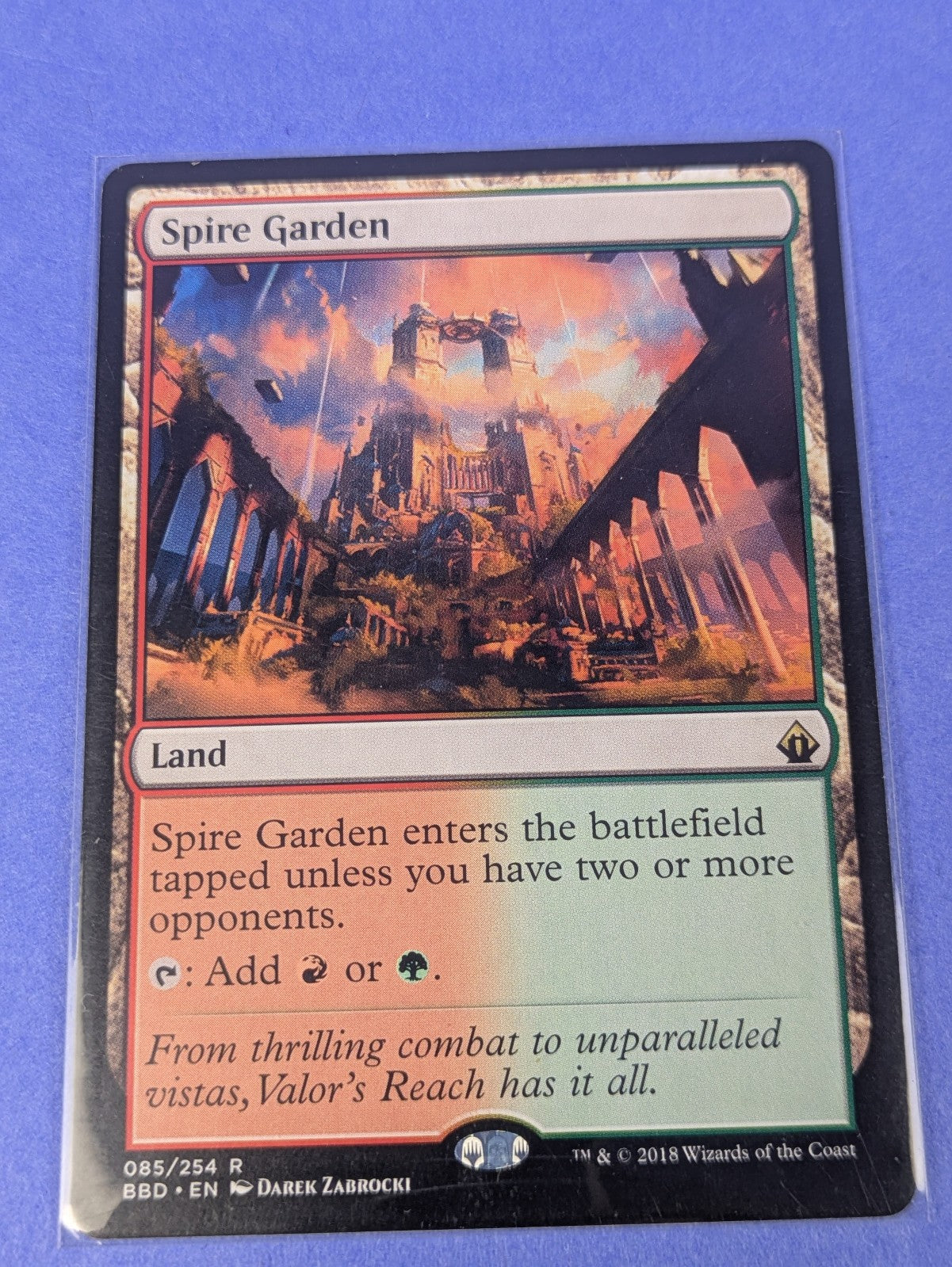 MTG Magic: Battlebond: Spire Garden #085/254 Rare - LP
