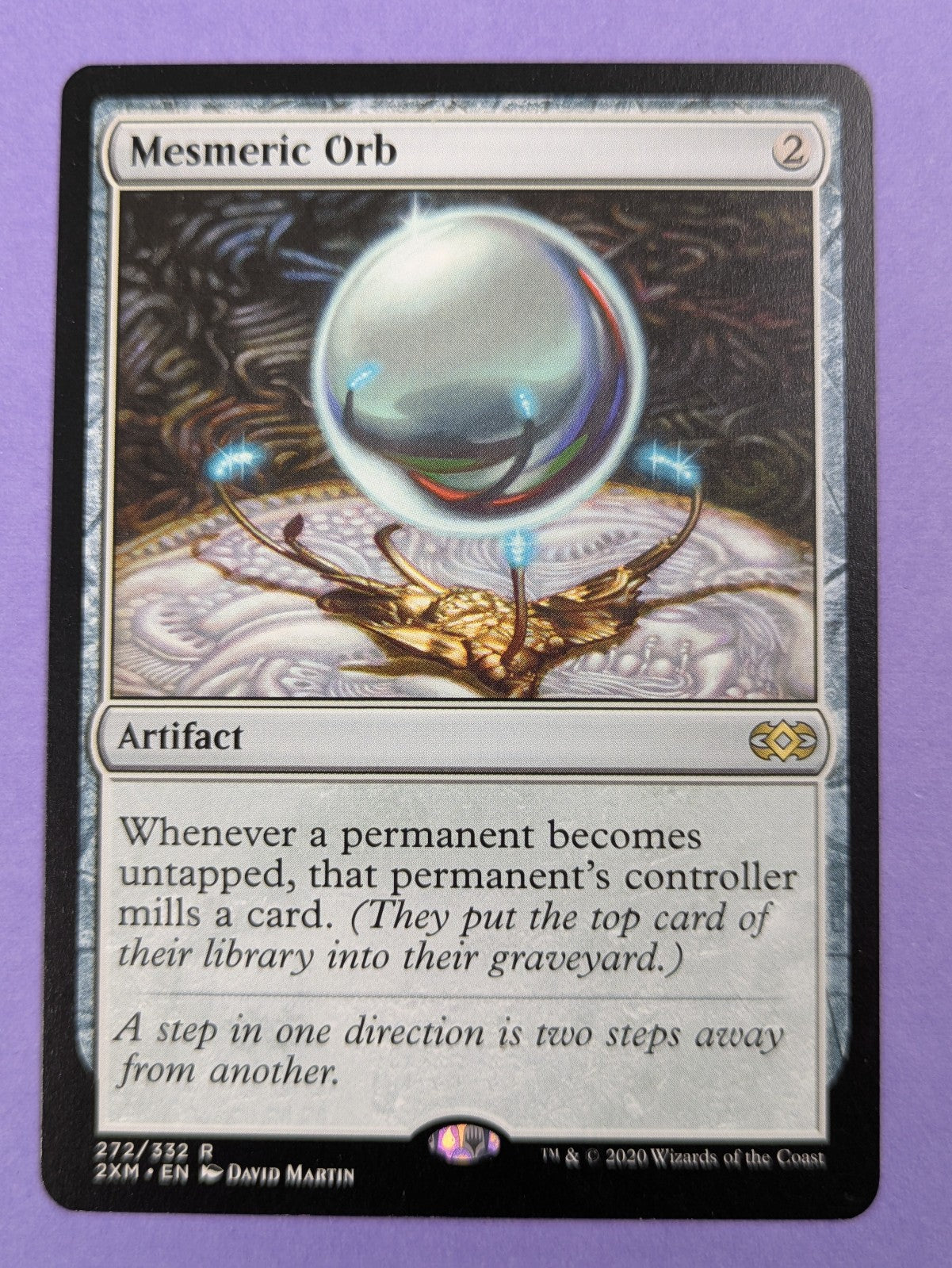 MTG Magic the Gathering: Double Masters: Mesmeric Orb #272/332 Rare - NM