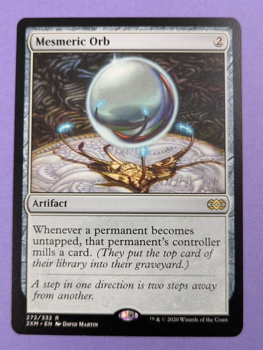 MTG Magic the Gathering: Double Masters: Mesmeric Orb #272/332 Rare - NM