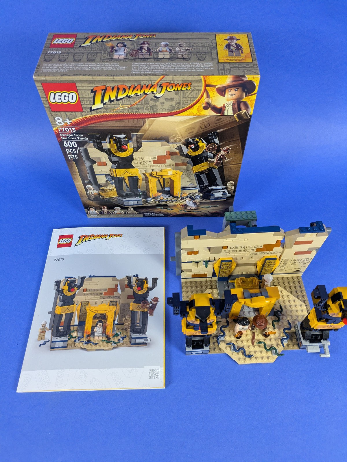 Lego Indiana Jones: Escape from the Lost Tomb Set 77013 Complete Set