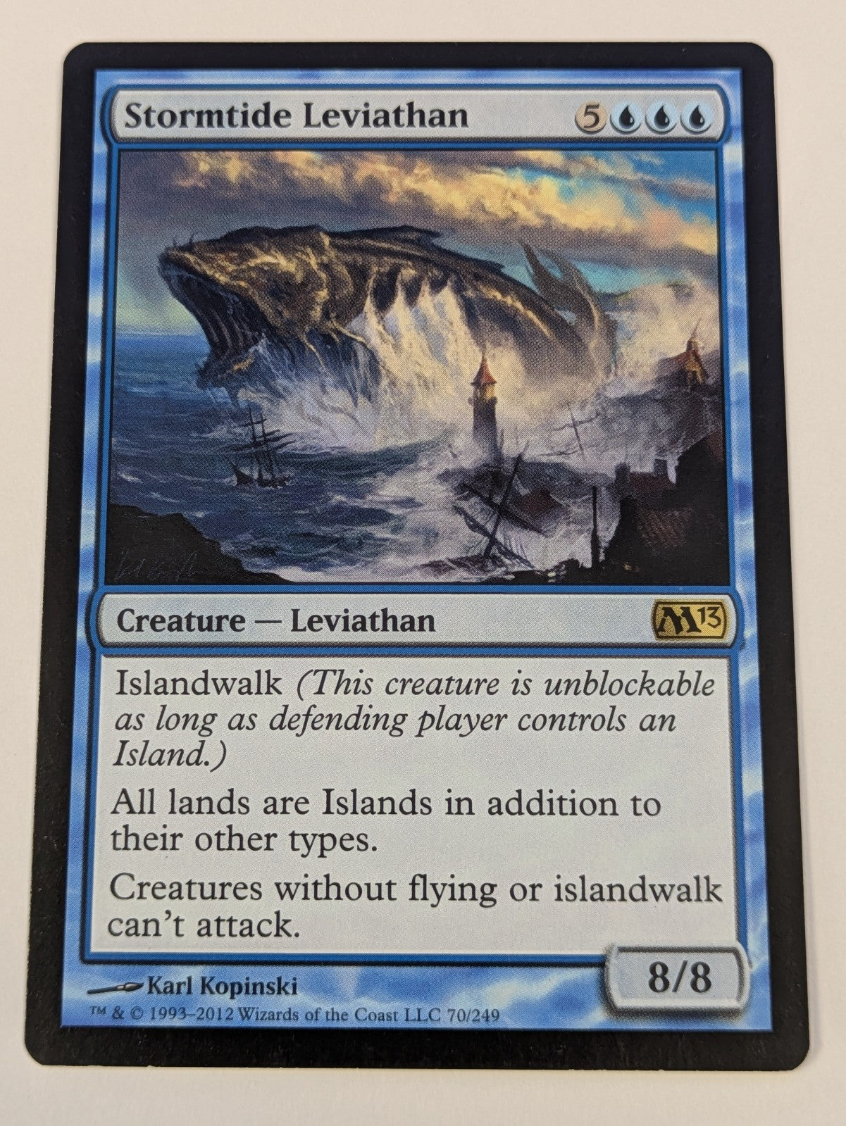 MTG Magic: Magic 2013: Stormtide Leviathan #70/249 Rare - LP
