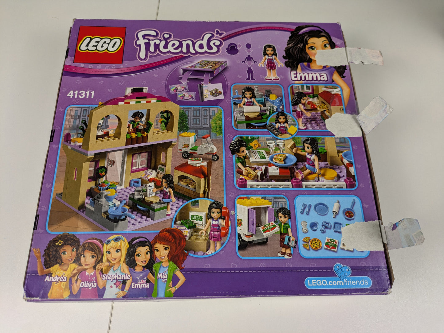 Lego FRIENDS: Heartlake Pizzeria Set 41311 w/ Instructions