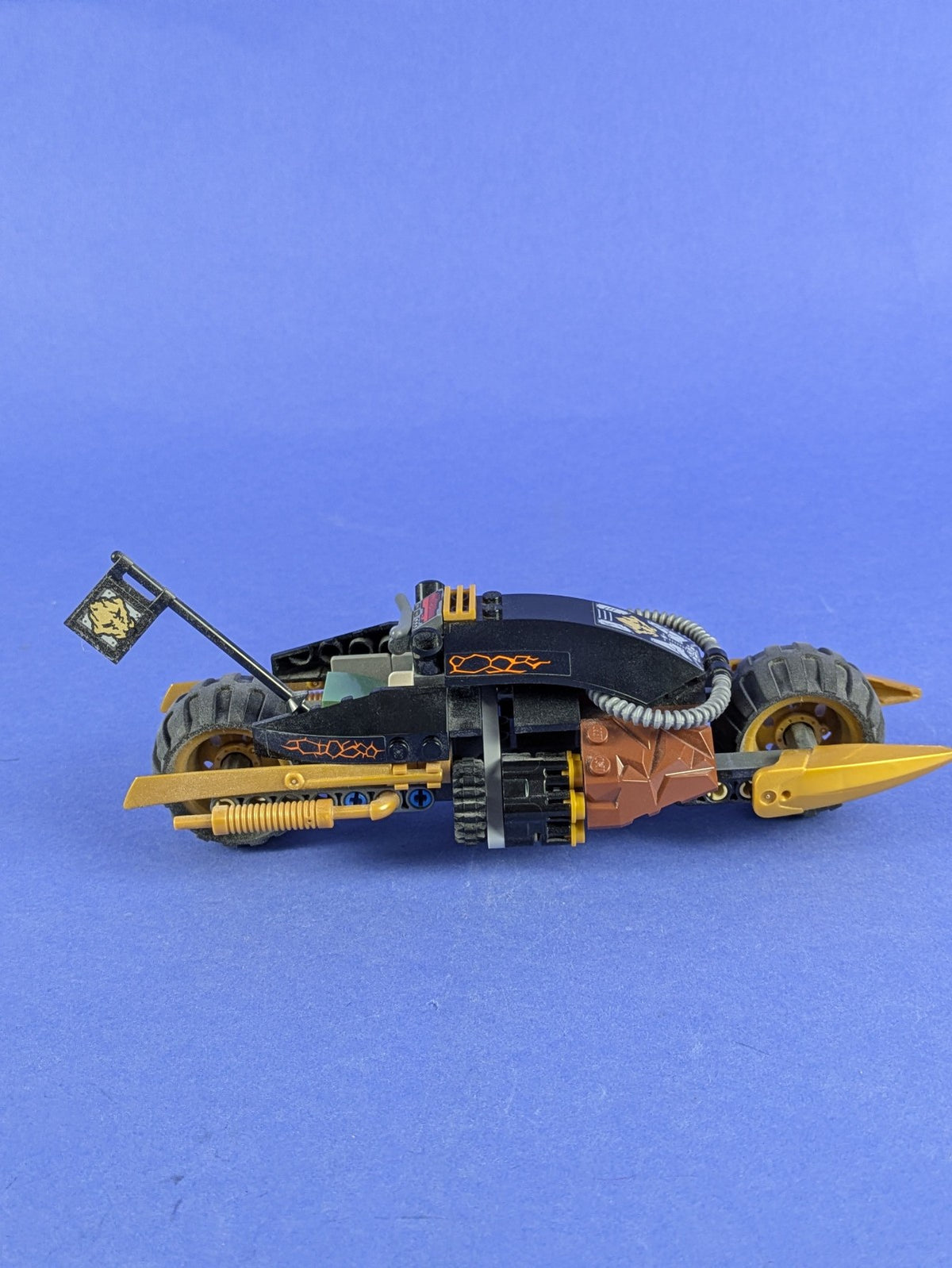 LEGO NINJAGO Blaster Bike 70733 Incomplete Set Pre-Owned