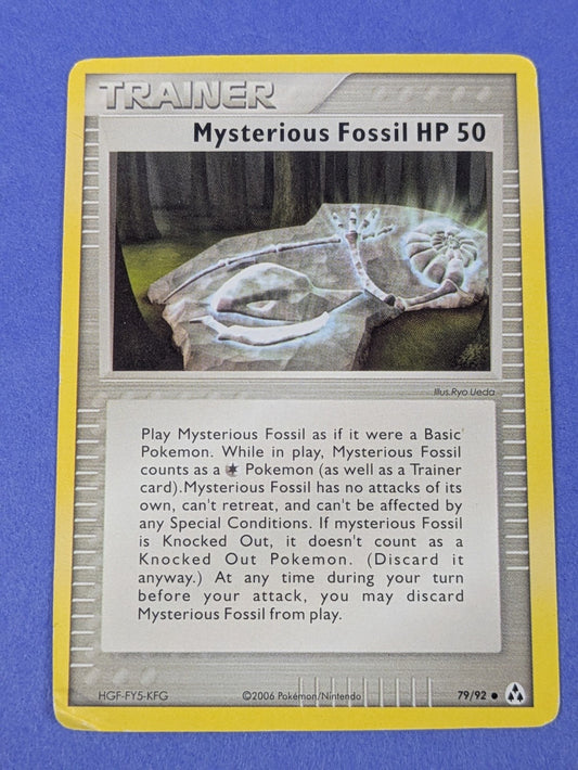 Mysterious Fossil - 79/92 - Common Legend Maker - Pokemon Card - MP