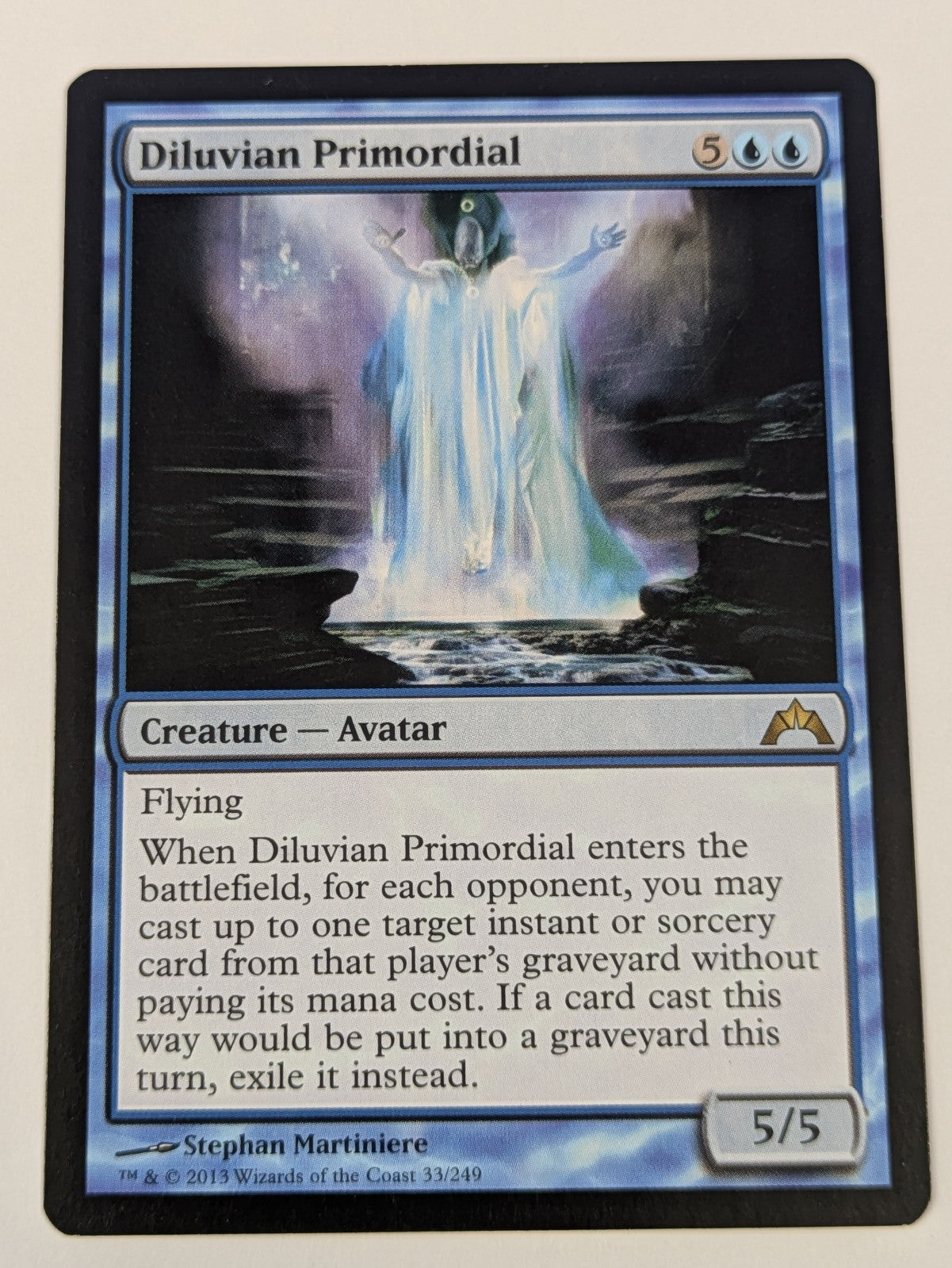 MTG Magic: Gatecrash: Diluvian Primordial #33/249 Rare - LP