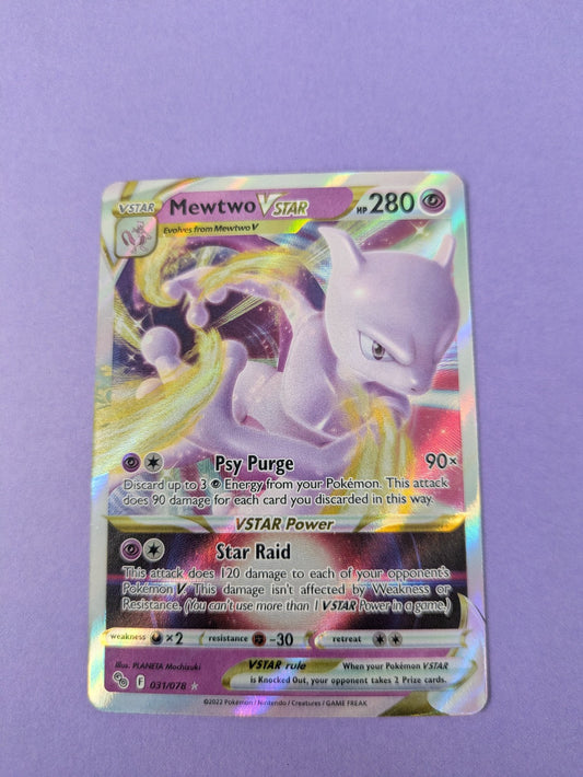 Mewtwo VSTAR - 031/078 - Ultra Rare Pokemon GO - Pokemon Card - NM