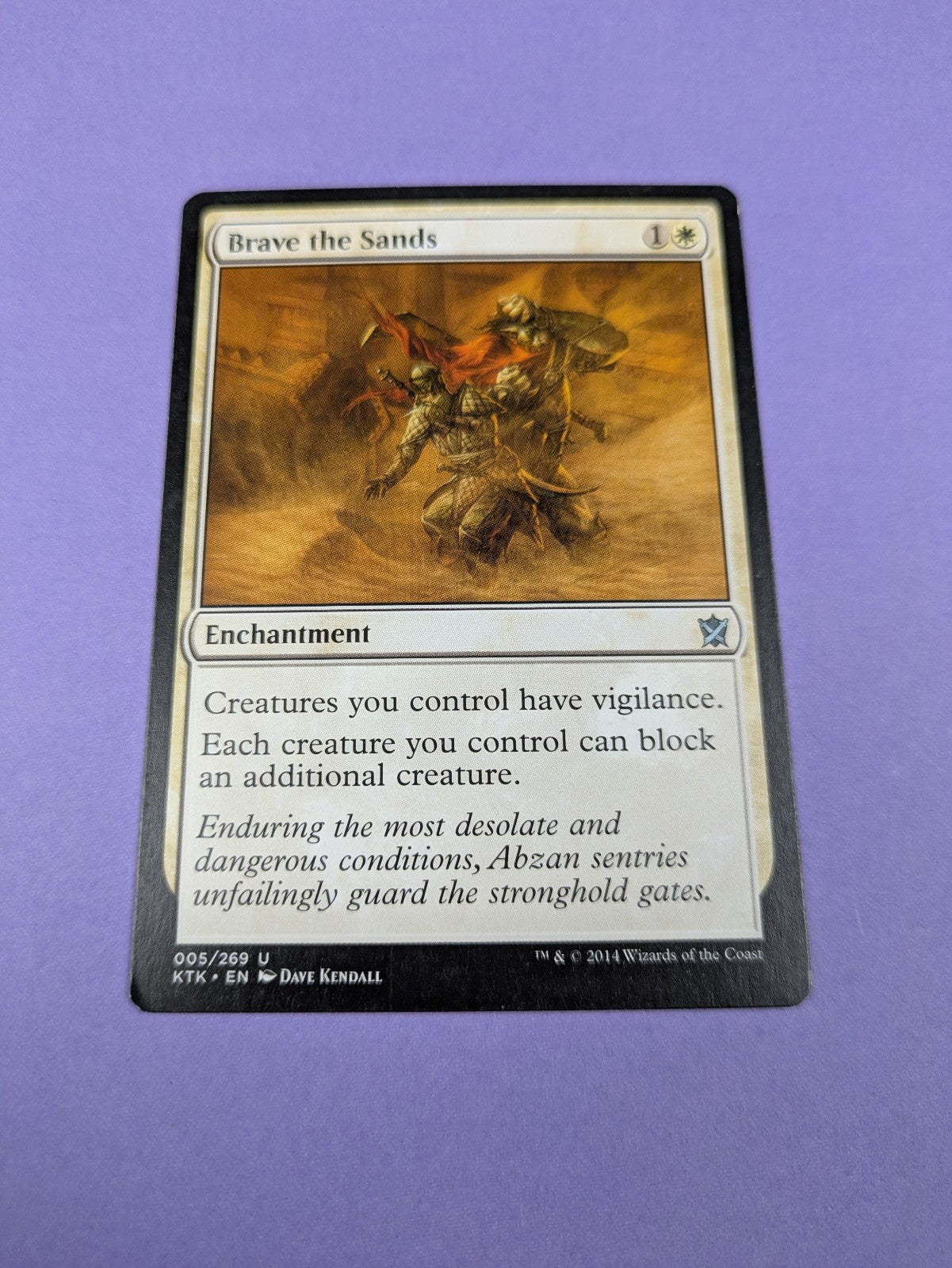 MTG Magic: Khans of Tarkir: Brave the Sands #005/269 Uncommon - LP
