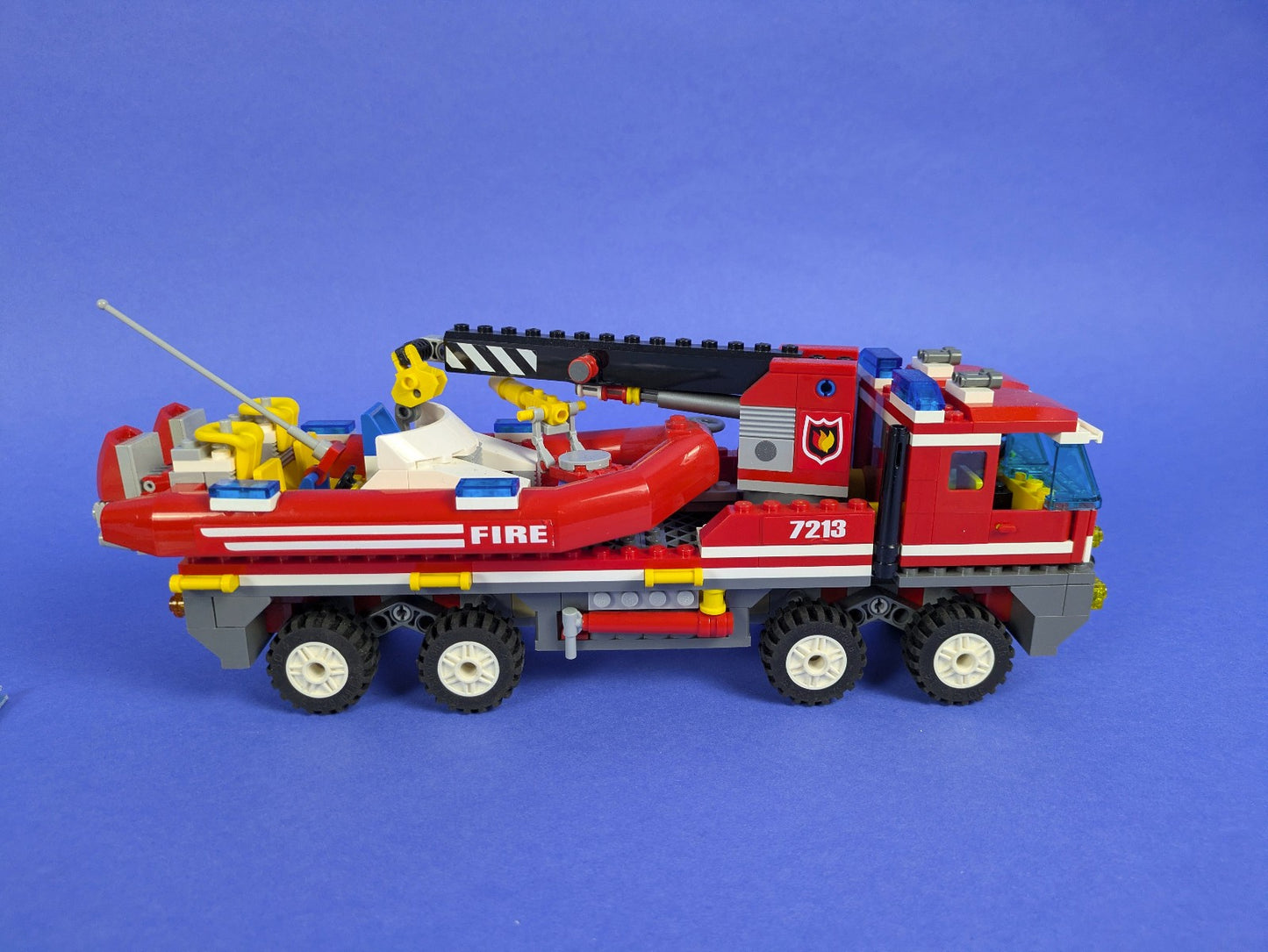 Lego Town: City: Fire: Off-Road Fire Truck & Fireboat 7213 w/ Instructions