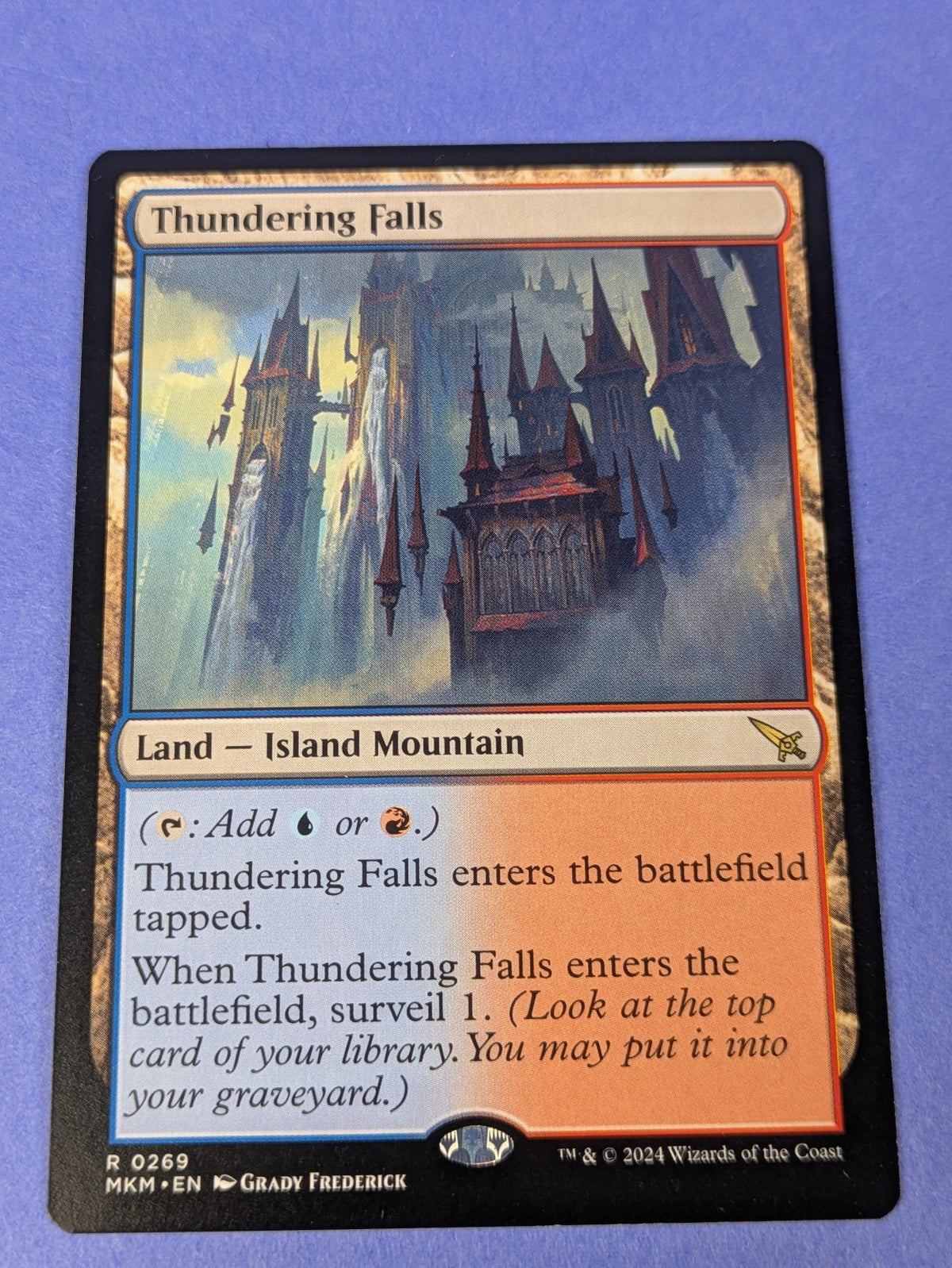 MTG Magic: Murders at Karlov Manor: Thundering Falls #0269 Rare - NM