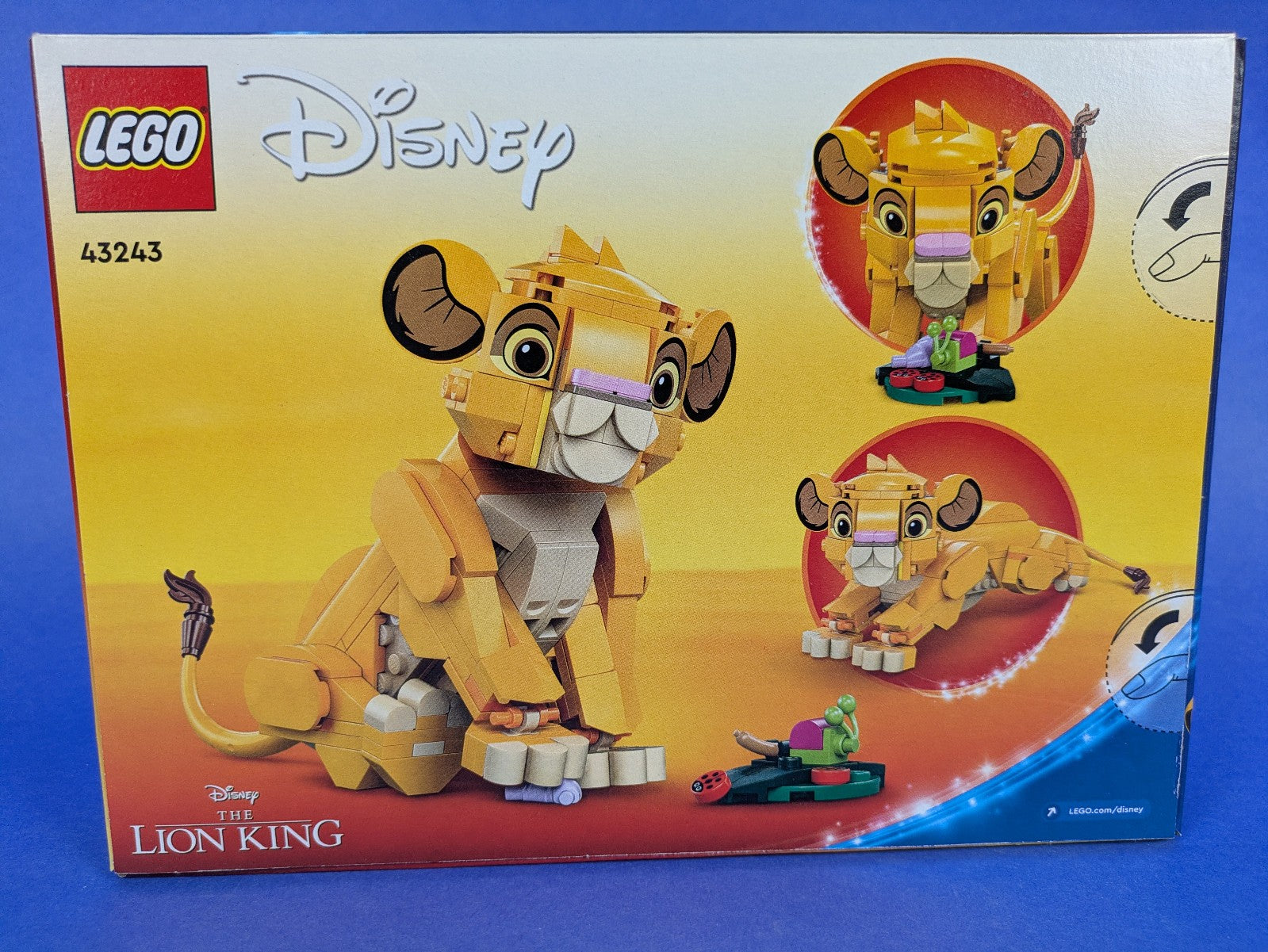 Lego Disney: The Lion King: Simba the Lion King Cub Set 43243 BRAND NEW