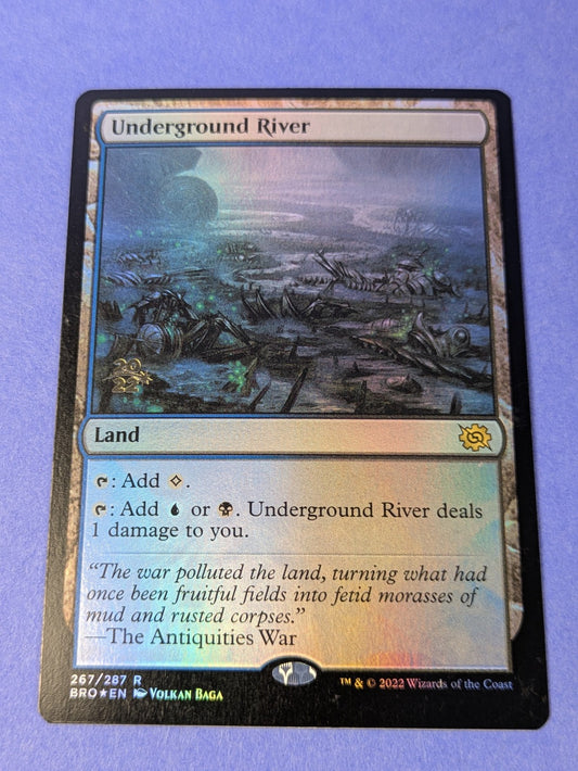 MTG Magic: The Brothers' War: Promos: Underground River Foil #267/287 Rare - NM