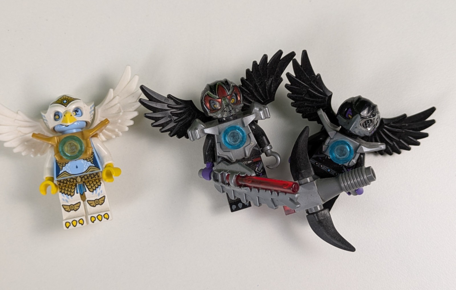 Lego LEGENDS OF CHIMA: Bike, Eagle, Fire Temple Triple Set 70146, 70003, & 70007