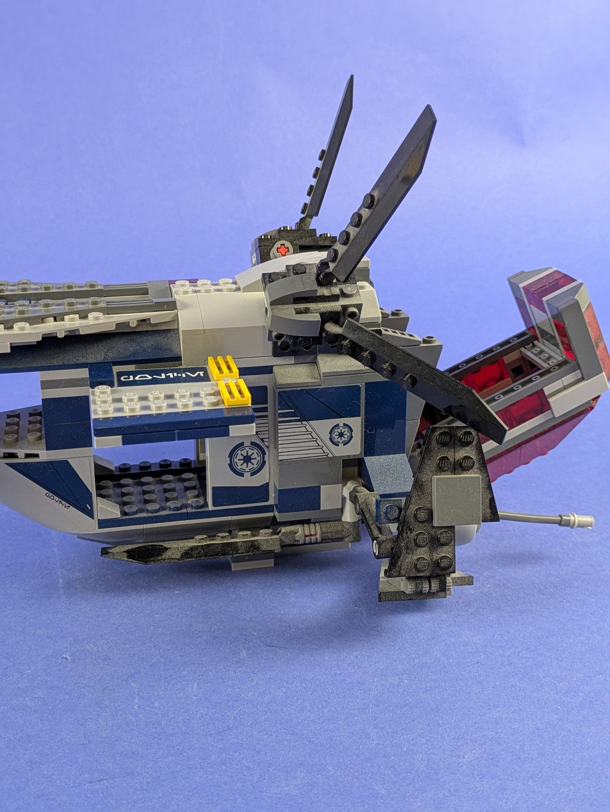 LEGO Star Wars Coruscant Police Gunship 75046 Incomplete Set Pre-Owned