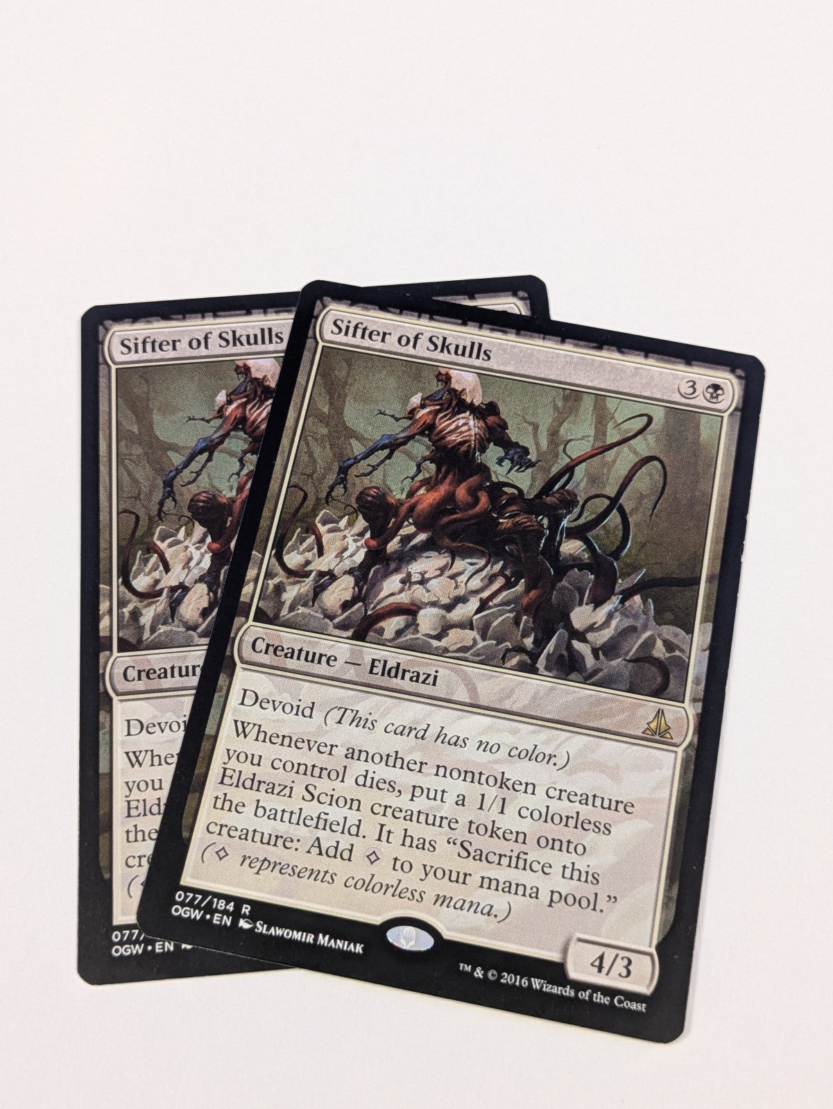 MTG Magic: Oath of the Gatewatch: Sifter of Skulls #077/184 Rare - LP