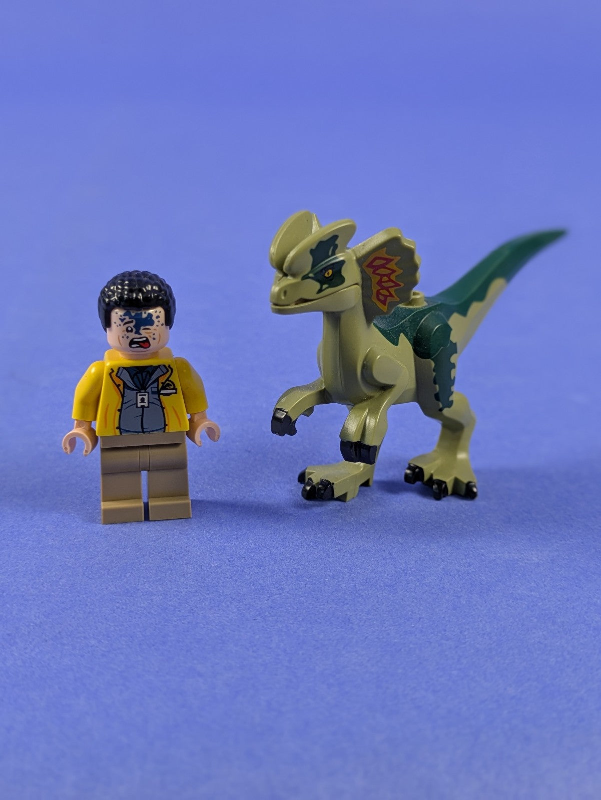 LEGO Jurassic World Dilophosaurus Ambush 76958 Complete Set Pre-Owned
