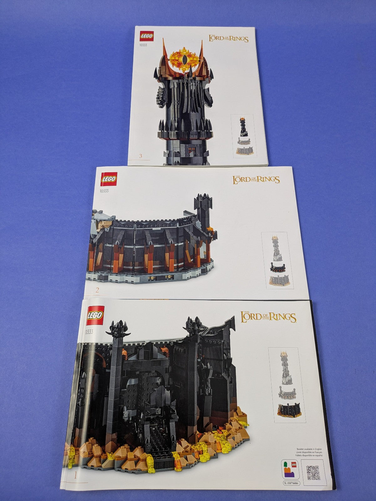 LEGO The Hobbit and The Lord of the Rings Barad-dûr 10333 Complete Set Pre-Owned