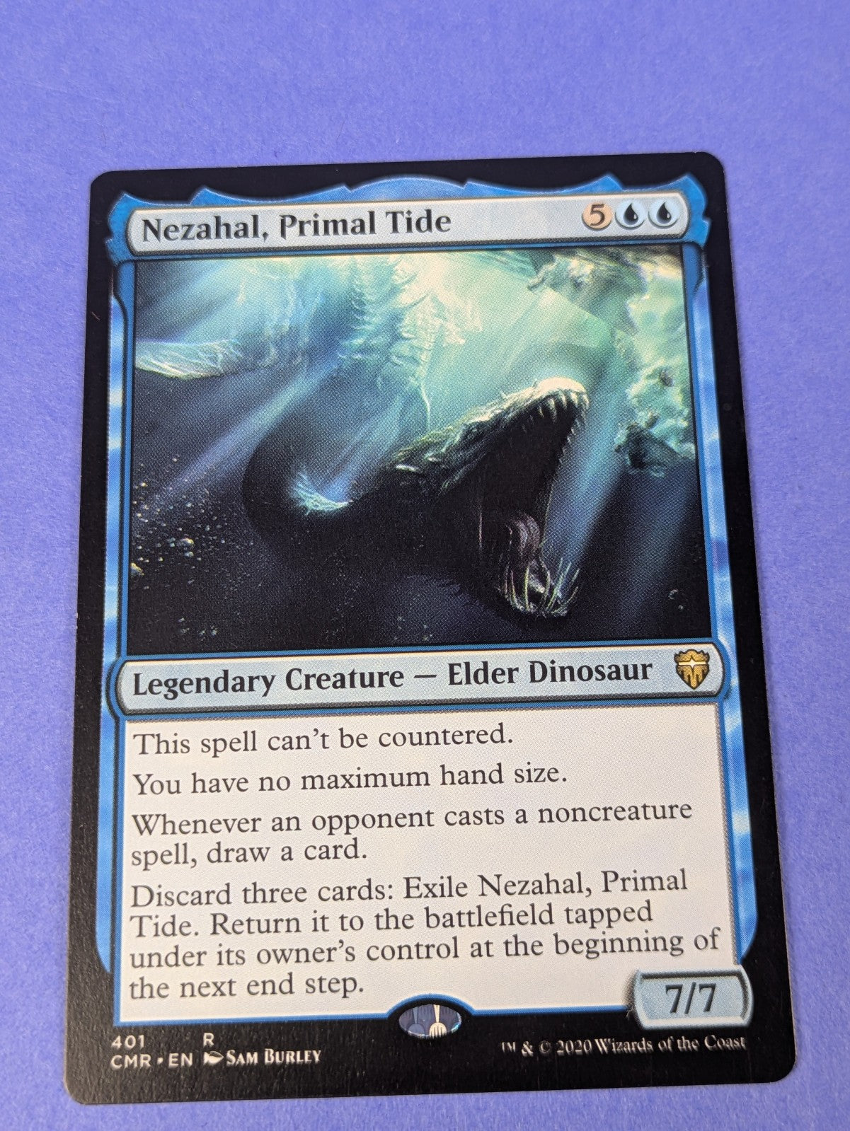 MTG Magic: Commander Legends: Nezahal, Primal Tide #401 Rare - NM