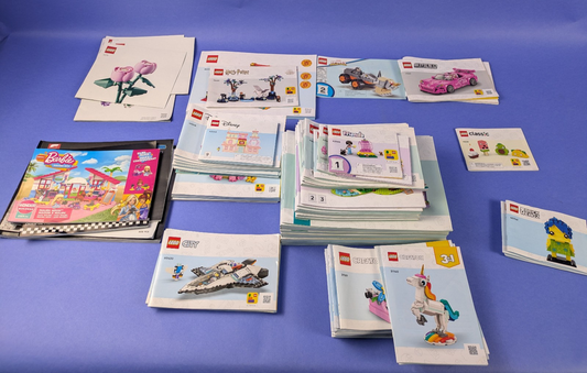 Lego Instruction Manual Bundle: Super Heroes, Harry Potter, City, Friends, etc.
