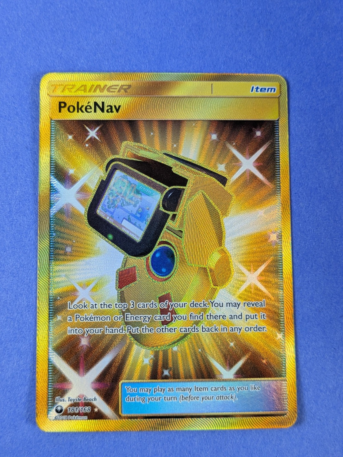 PokéNav - 181/168 - Rare Secret Celestial Storm - Pokemon Card - NM