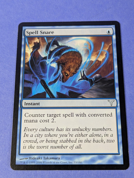 MTG Magic: Dissension: Spell Snare #33/180 Uncommon - LP
