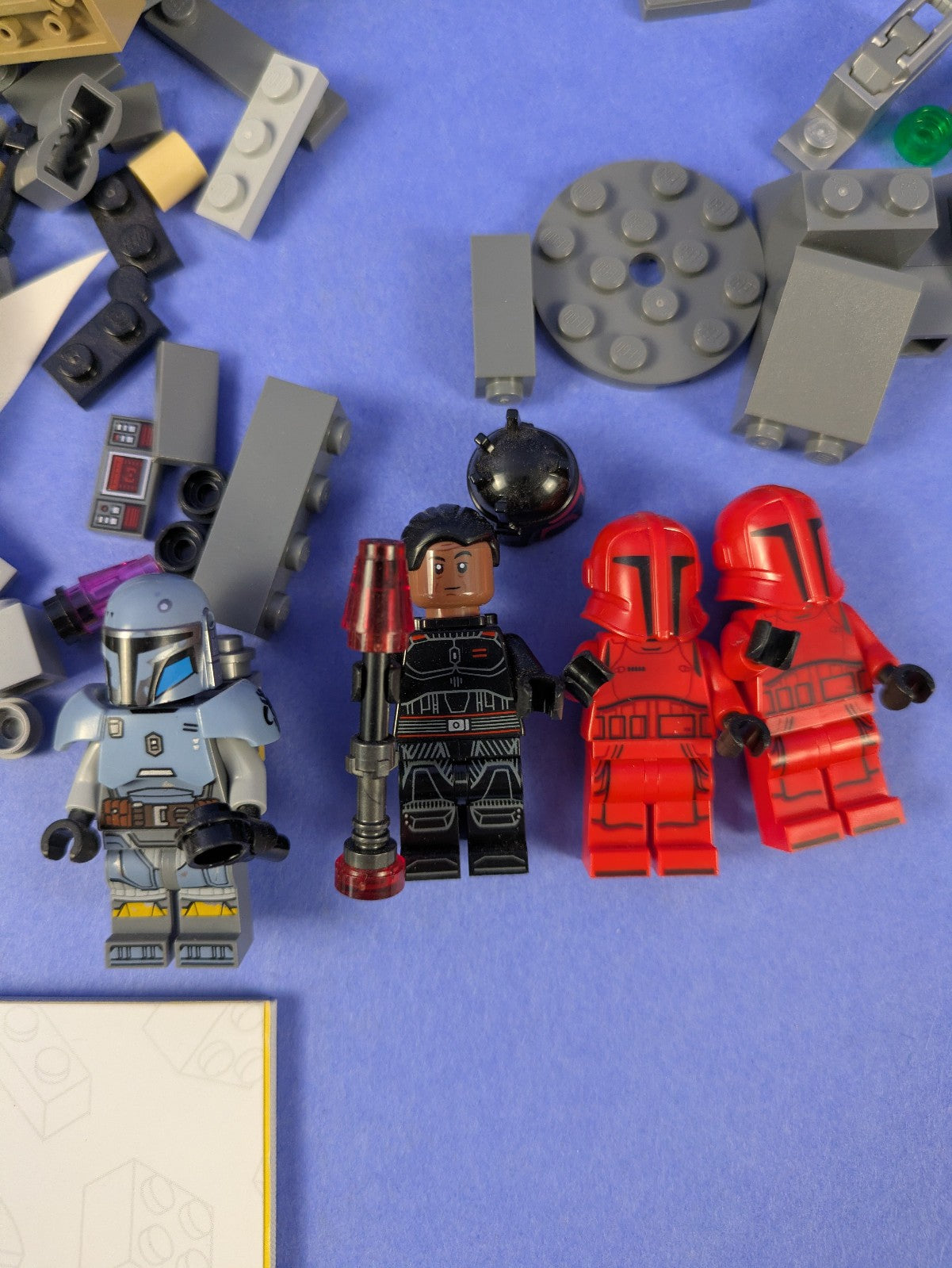 LEGO Star Wars Paz Vizsla and Moff Gideon Battle 75386 Complete Set Pre-Owned