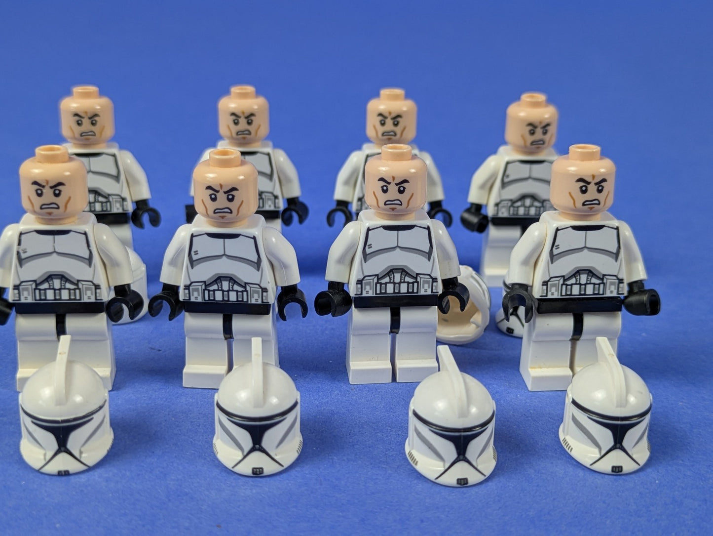 LEGO Star Wars Clone Trooper (Phase 1) - Scowl (8X) sw0442 75015 75016