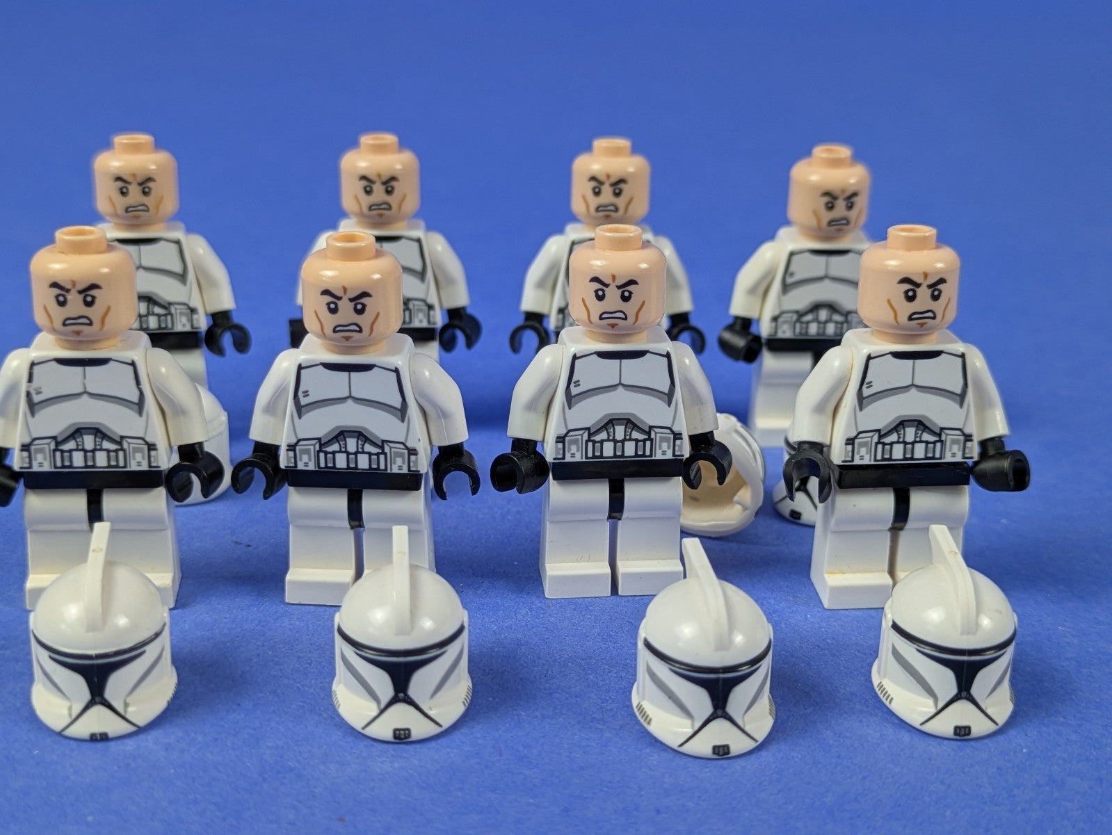 LEGO Star Wars Clone Trooper (Phase 1) - Scowl (8X) sw0442 75015 75016