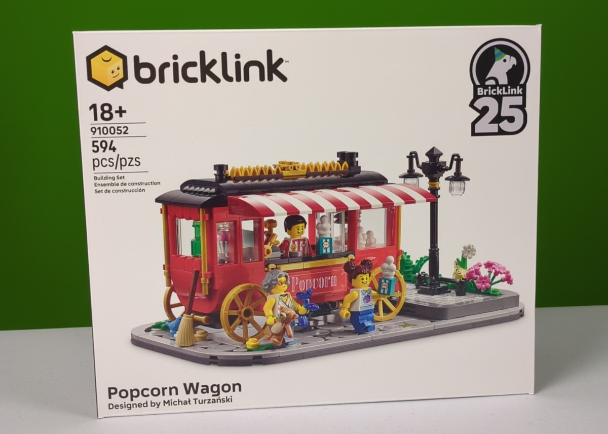 Lego BrickLink Designer Program: Series 5: Popcorn Wagon 910052 - Brand New