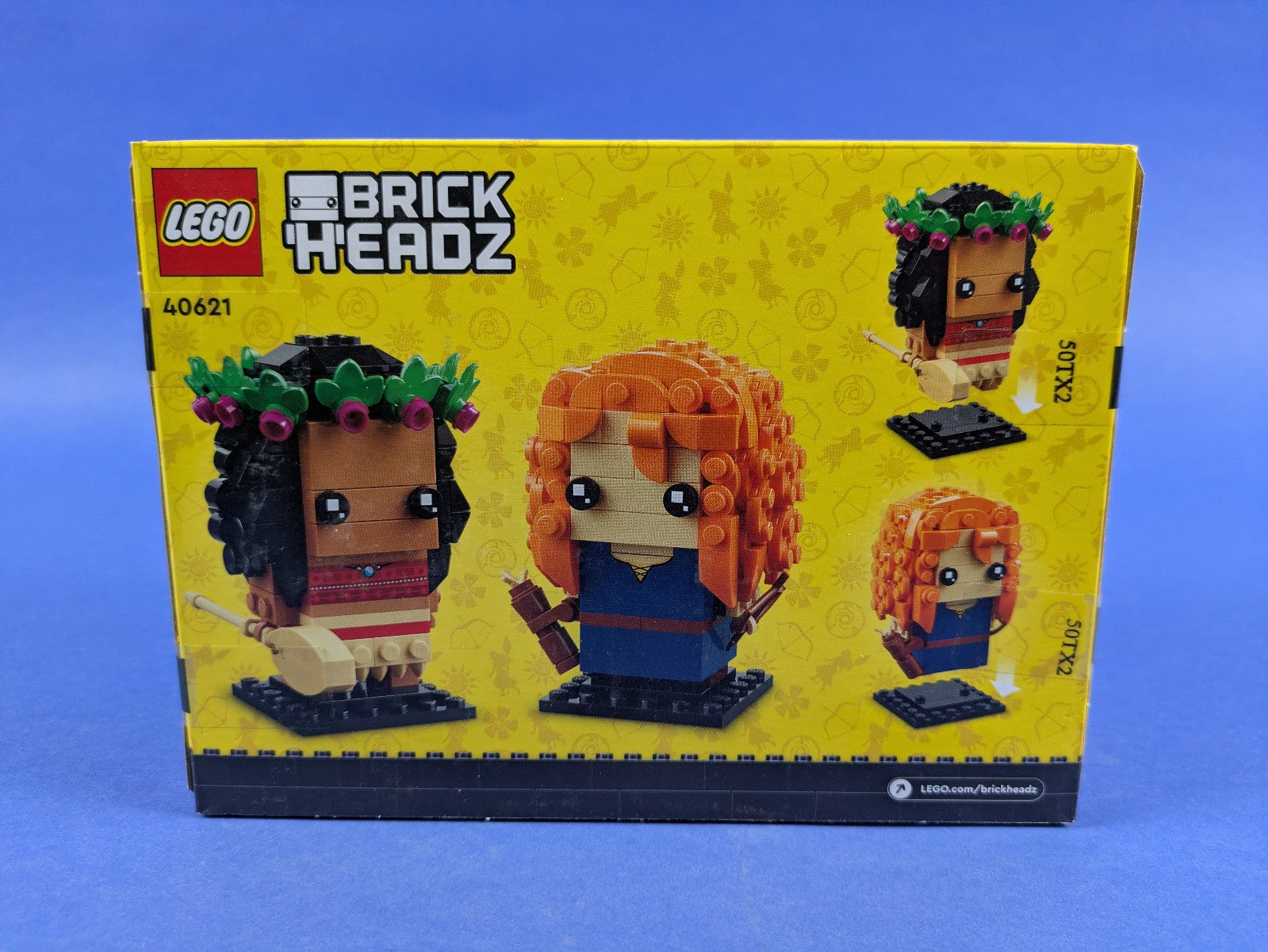Lego BrickHeadz: Disney: Disney Princess: Moana & Merida Set 40621 BRAND NEW