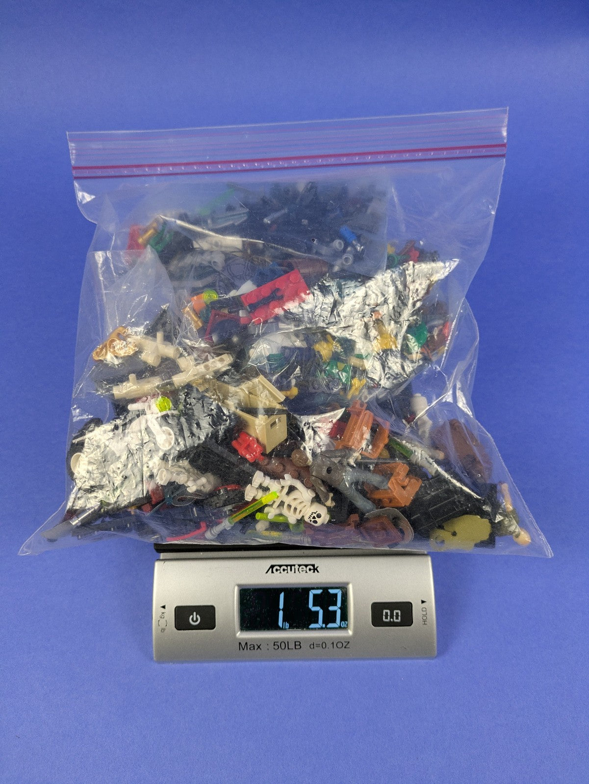 LEGO & Non-LEGO Assorted Minifigure and Random Parts Bundle Lot - 1 lb 5.3 oz