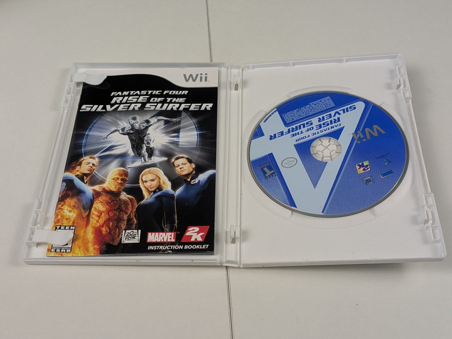 Fantastic Four: Rise of the Silver Surfer (Nintendo Wii, 2007) CIB