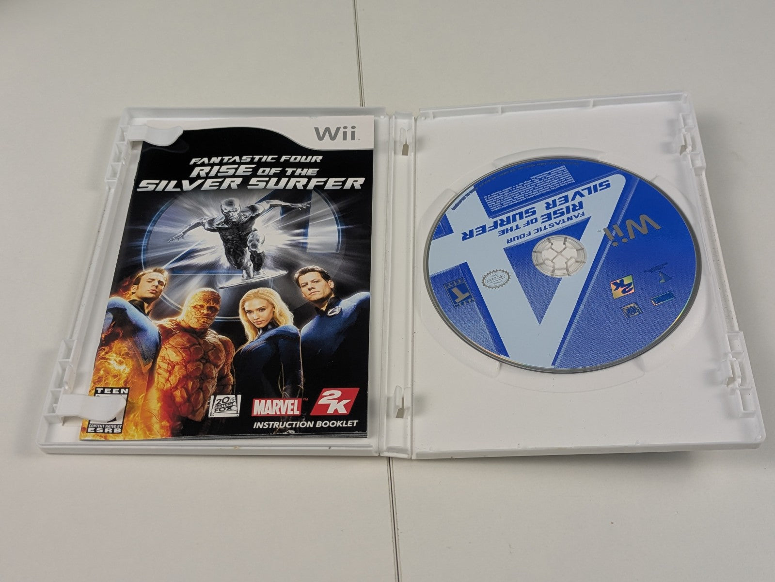 Fantastic Four: Rise of the Silver Surfer (Nintendo Wii, 2007) CIB