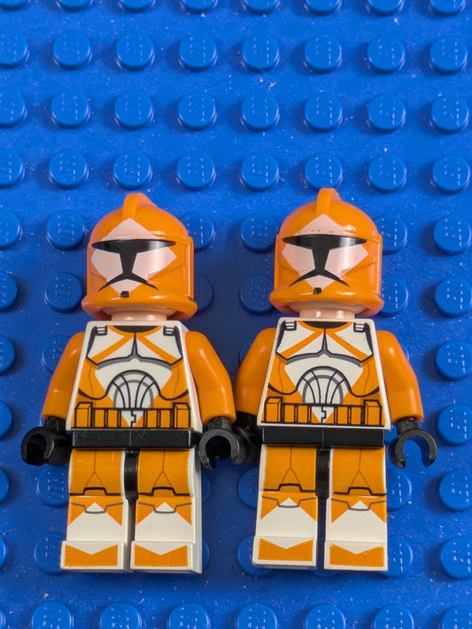 Lego Star Wars: Clone Bomb Squad Trooper - Large Eyes (2X) sw0299 Set 7913
