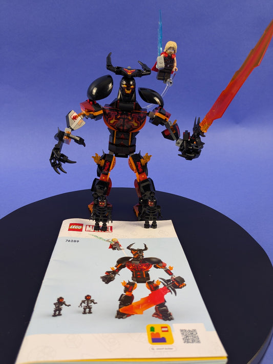 LEGO Super Heroes Thor vs. Surtur Construction Figure 76289 Complete Pre-Owned