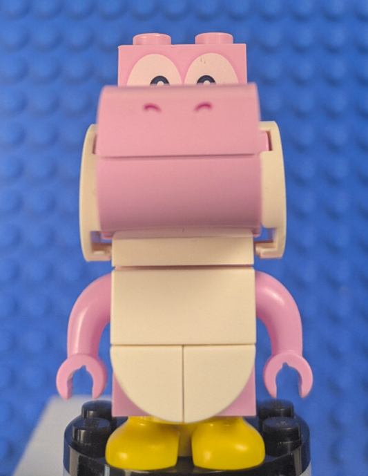 Lego Super Mario: Pink Yoshi - White Tile mar0064 Set 71387