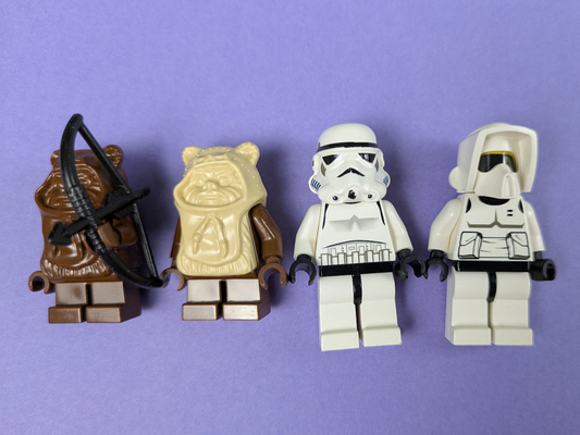Lego Star Wars: Episode 4-6: Ewok Attack Set 7139 - Minifigures Only