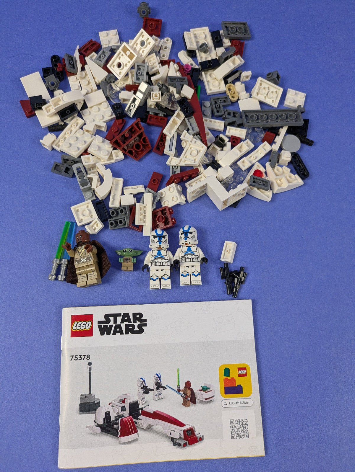 LEGO Star Wars BARC Speeder Escape 75378 Complete Set Pre-Owned