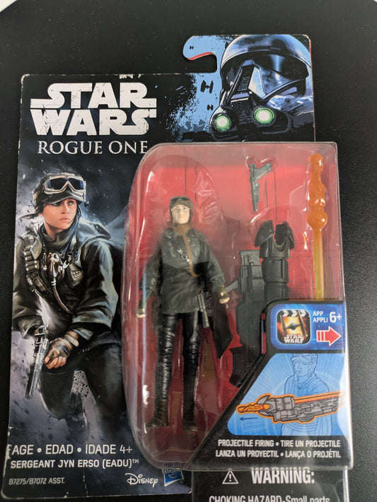 Hasbro Star Wars Rogue One Sergeant Jyn Erso B7275 Action Figures 3.75" NIB