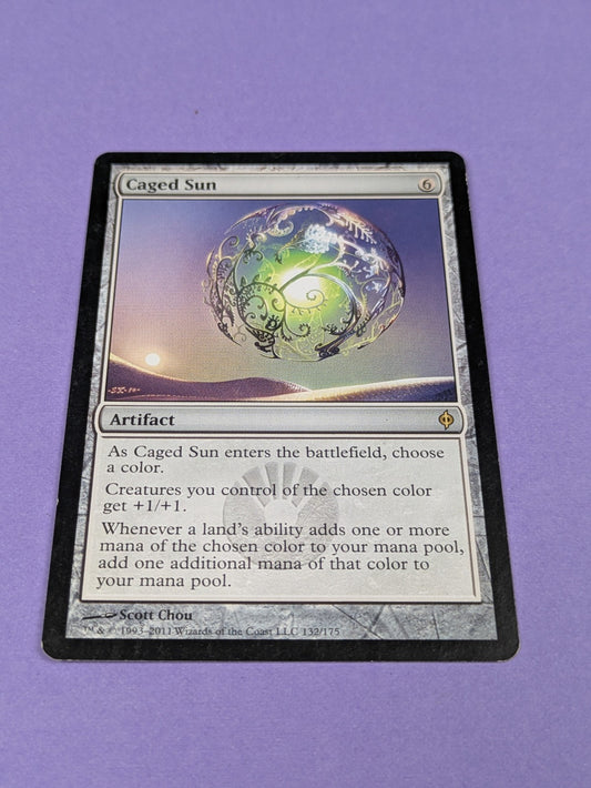 MTG Magic: New Phyrexia: Caged Sun #132/175 Rare - LP