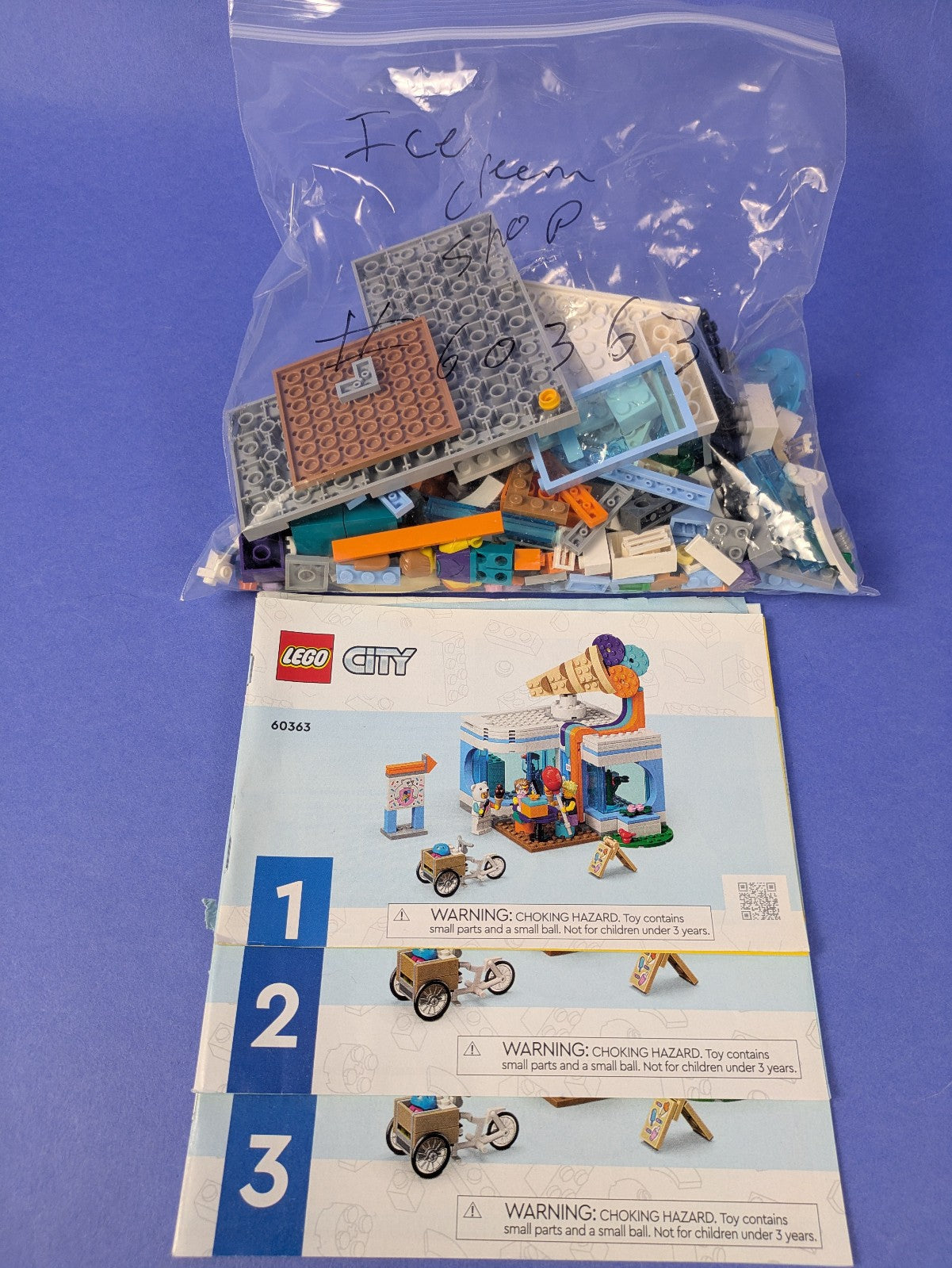 LEGO Town Ice-Cream Shop 60363 Complete Set Pre-Owned