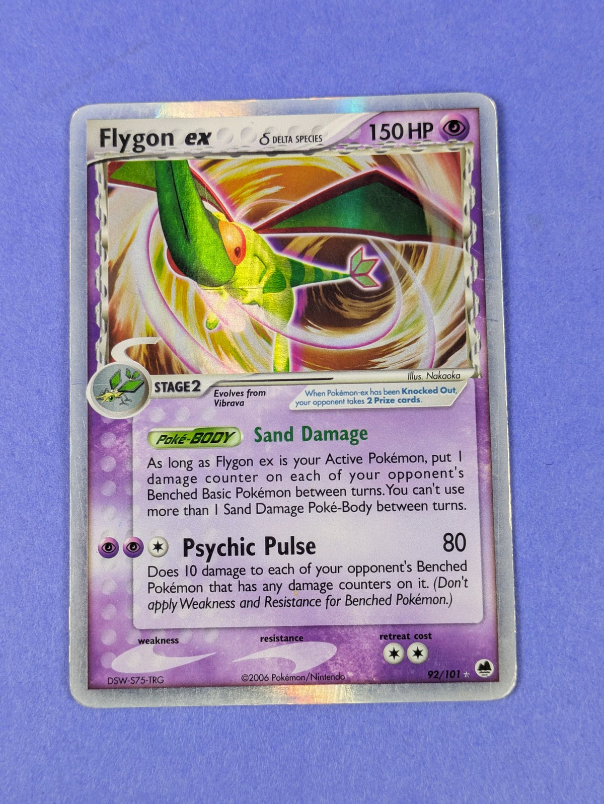 Flygon EX - 92/101- Ultra Rare - Pokemon Card - DMG
