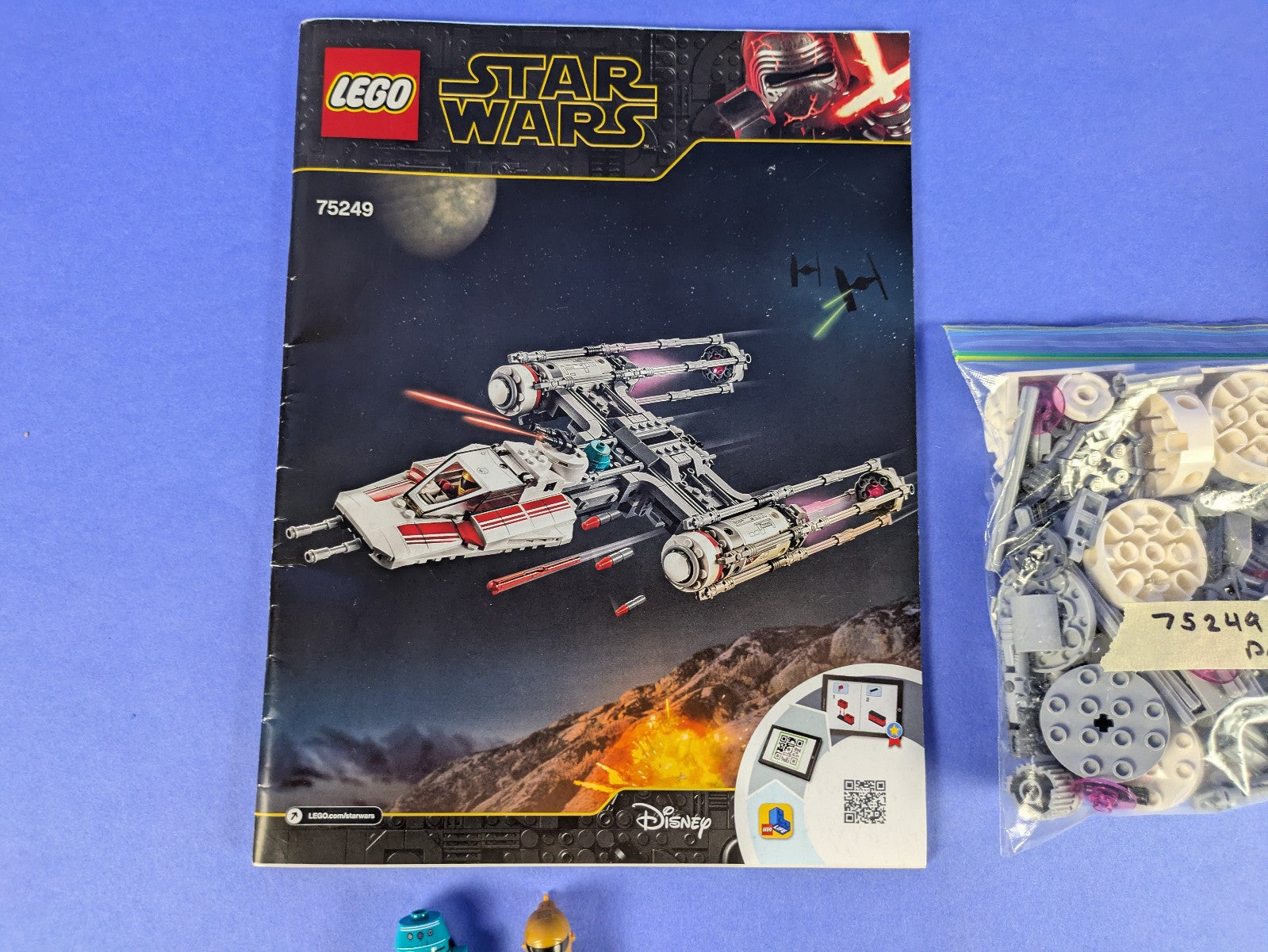 Lego Star Wars: Resistance Y-Wing Starfighter Set 75249 Incomplete Set