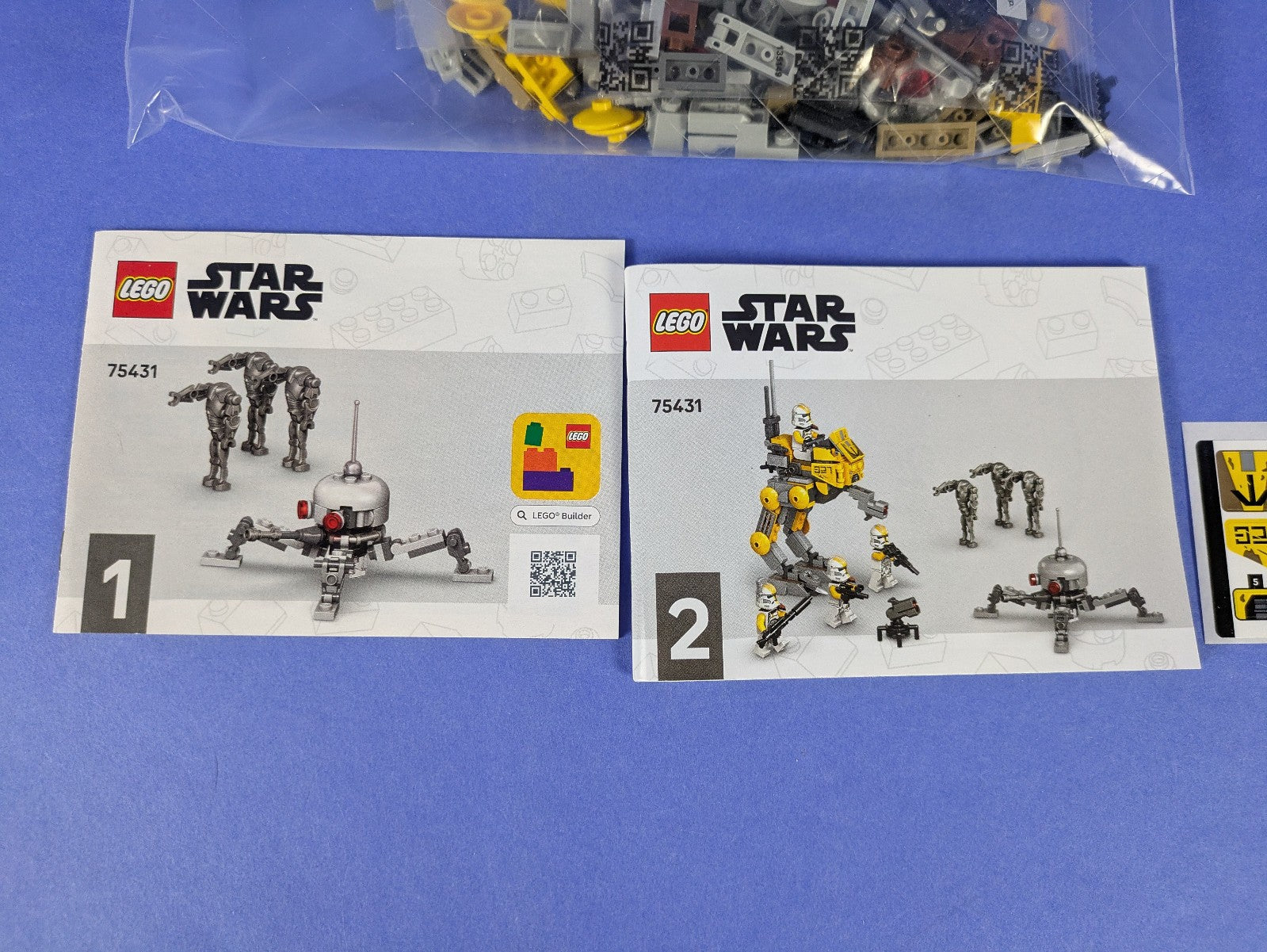 Lego Star Wars: 327th Star Corps Clone Troopers Battle Pack Set 75431 Incomplete