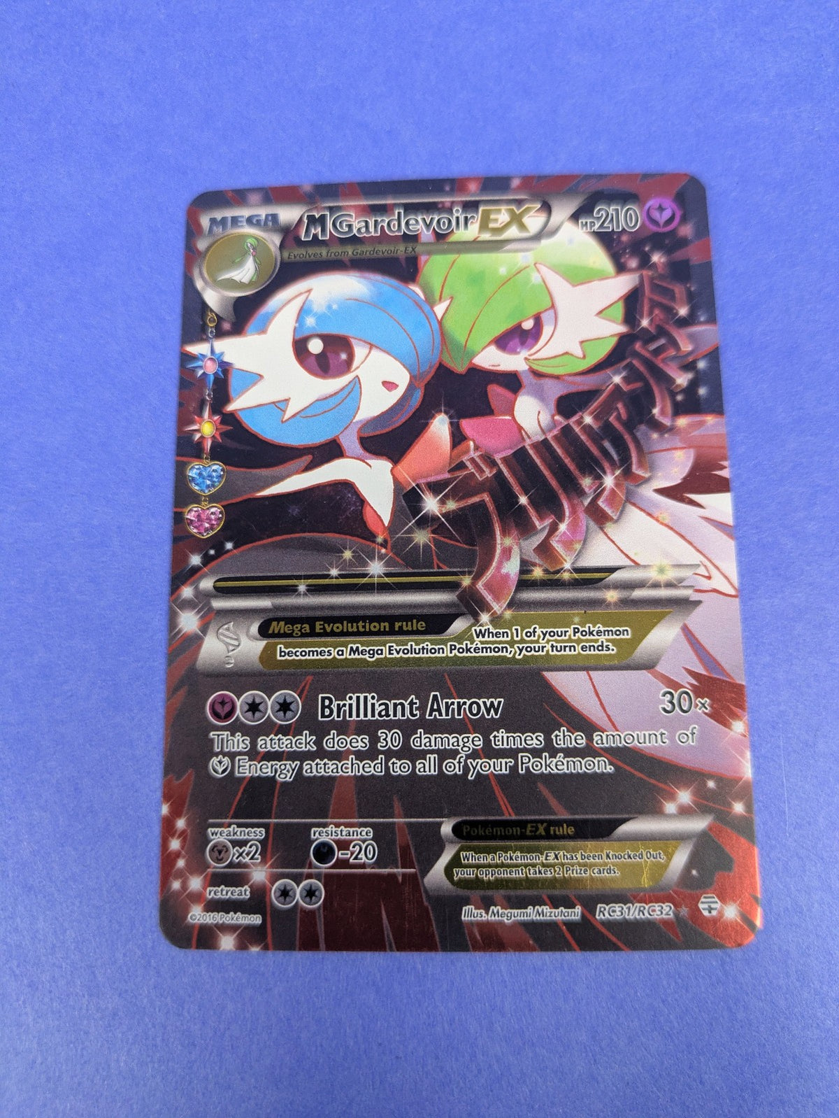 M Gardevoir EX - RC31/RC32 - Rare Ultra Holo Generations - Pokemon Card - LP