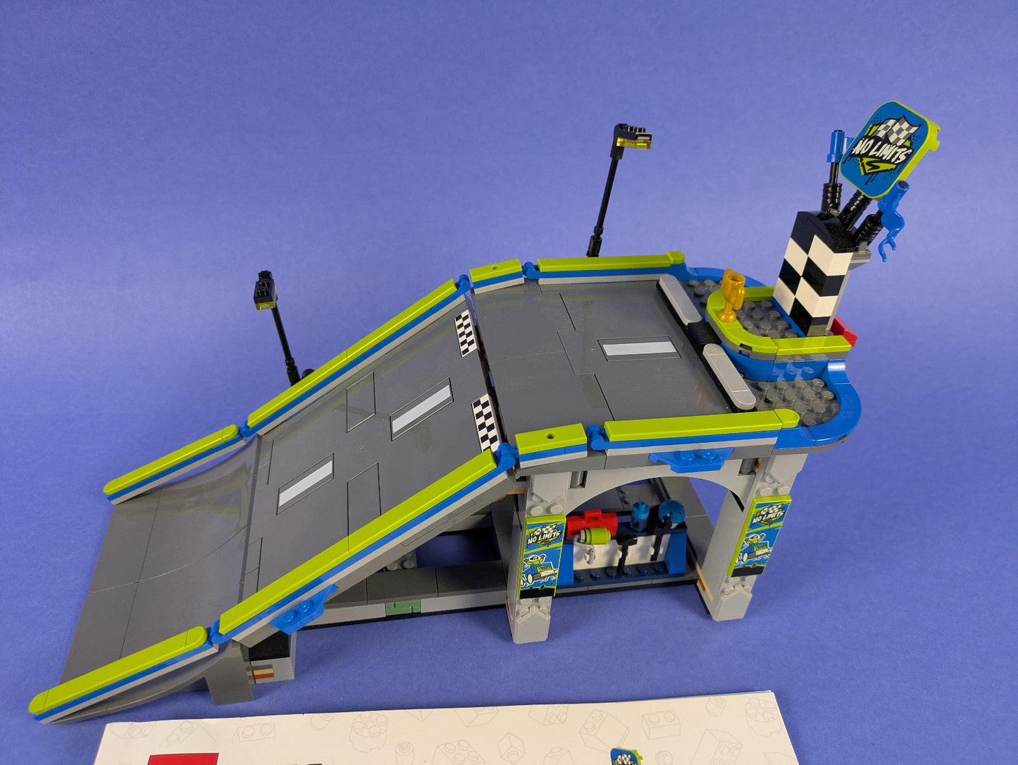 Lego Town: City: Race: No Limits: Race Car Ramp Set 60460 Incomplete Set